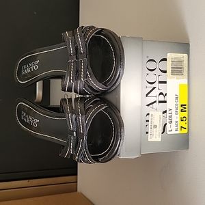 Franco Sarto black size 7 1/2 slip on heels